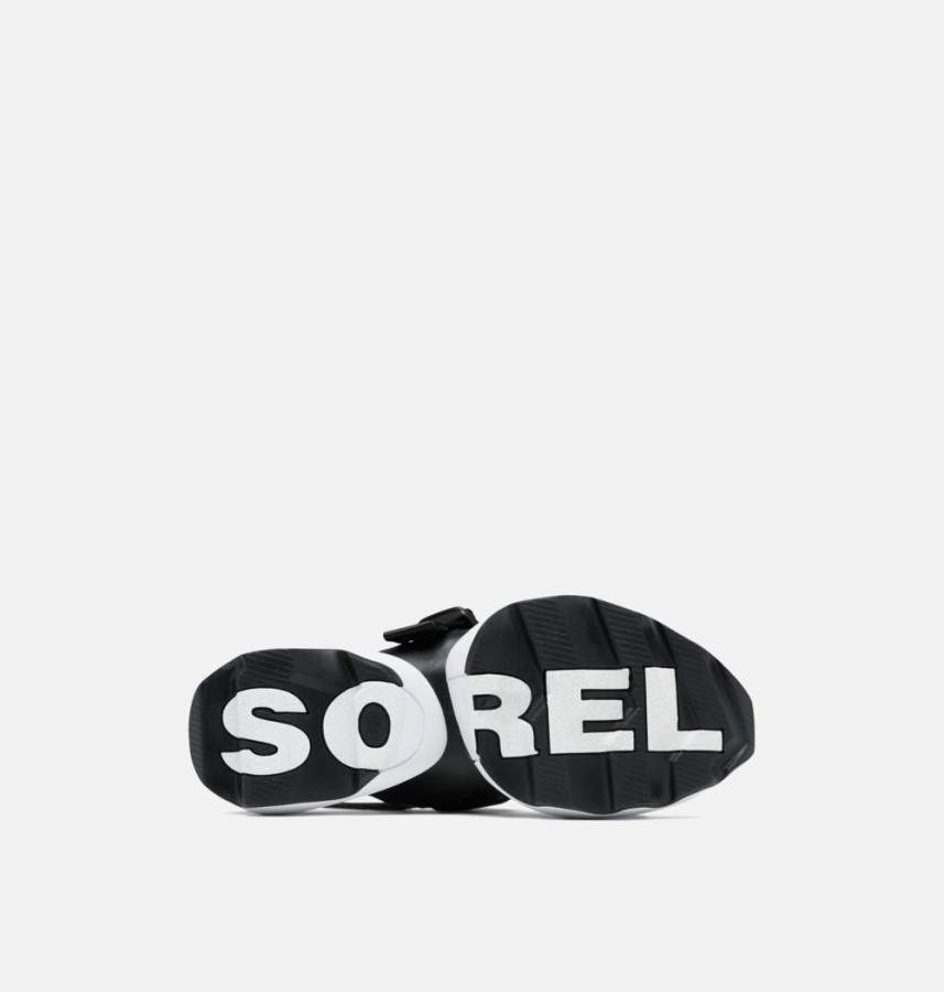 Women's Kinetic Impact Sling Sandal Sorel Australia Black-White