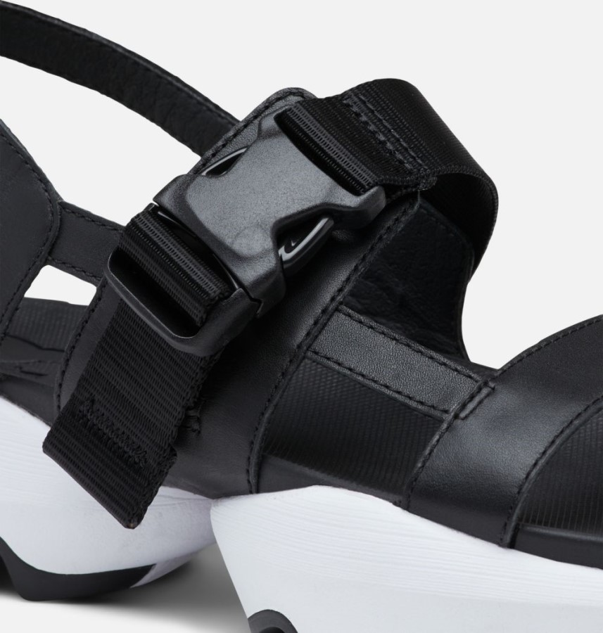 Women's Kinetic Impact Sling Sandal Sorel Australia Black-White