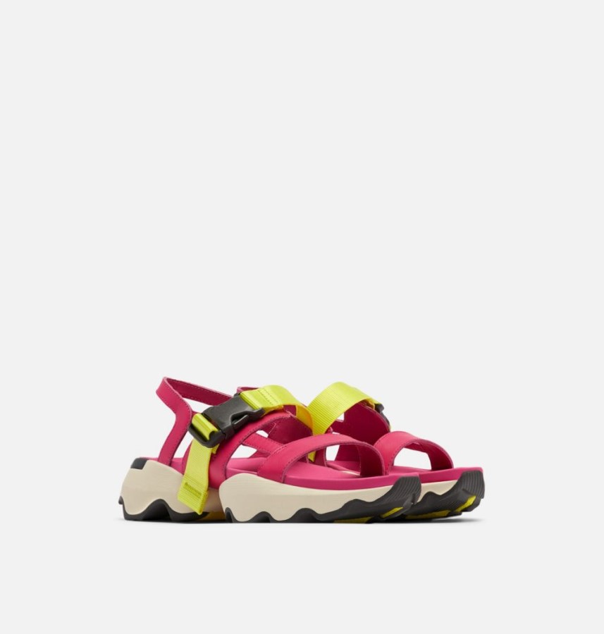 Women's Kinetic Impact Sling Sandal Sorel Australia Cactus Pink-Jet