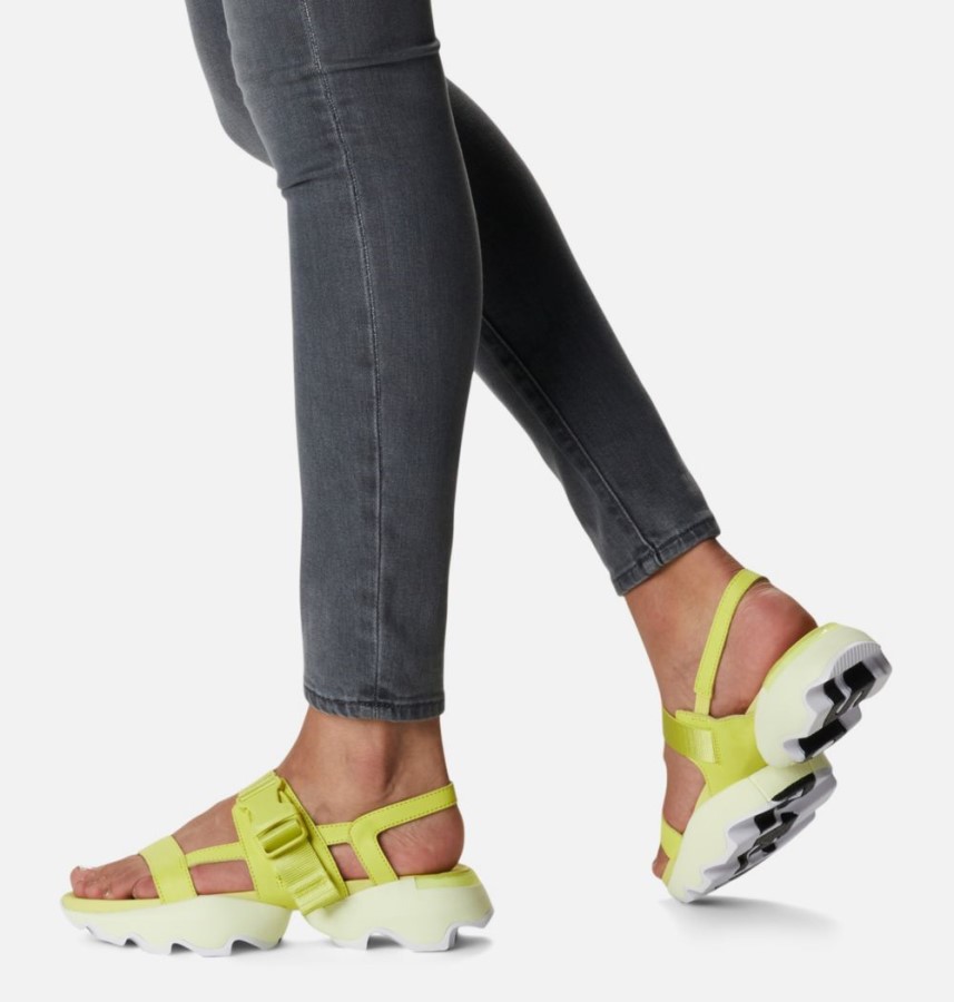 Women's Kinetic Impact Sling Sporty Sandal Sorel Australia Bolt-White