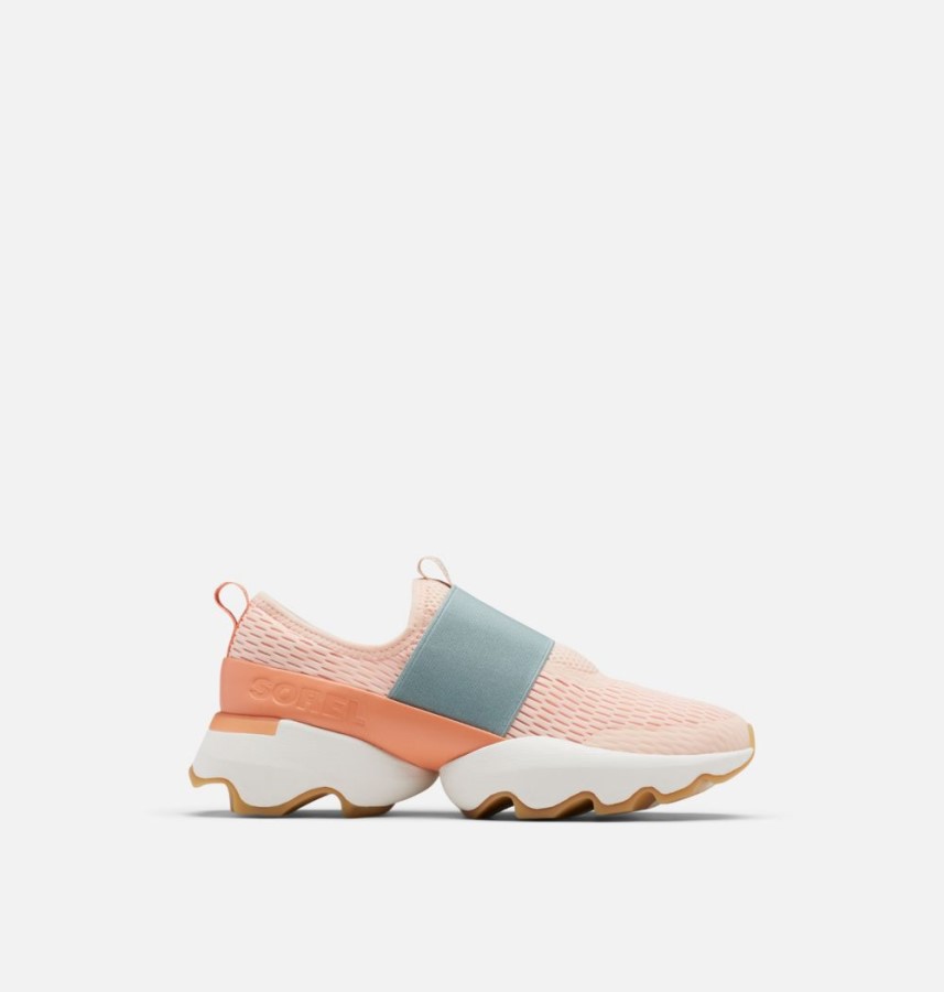 Women's Kinetic Impact Strap Sneaker Peach Blossom-Paradiso Peach Sorel Australia
