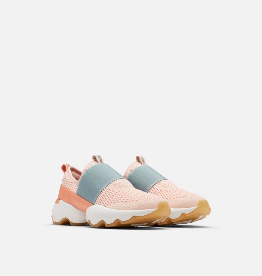 Women's Kinetic Impact Strap Sneaker Peach Blossom-Paradiso Peach Sorel Australia