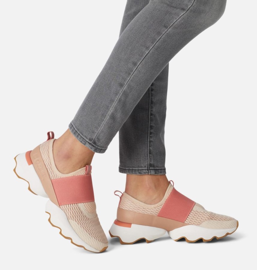 Women's Kinetic Impact Strap Sneaker Sorel Australia Nova Sand-Paradox Pink