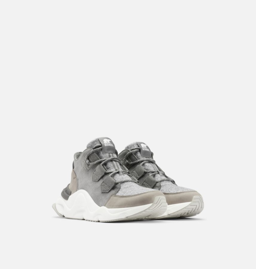 Women's Kinetic Rnegd Caribou Boot Sorel Australia Quarry-Sea Salt
