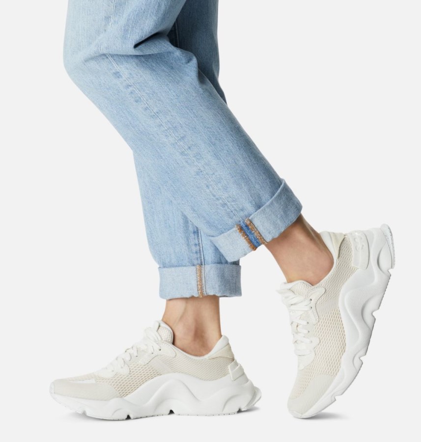 Women's Kinetic Rnegd Lace Eco Sneaker Natural-Sea Salt Sorel Australia