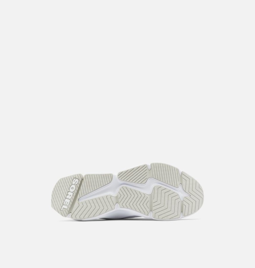 Women's Kinetic Rnegd Lace Sneaker White-Light Dove Sorel Australia