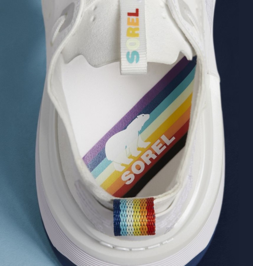 Women's Kinetic Rush Sneaker White-White Sorel Australia