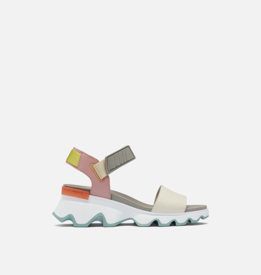Women's Kinetic Sandal Sorel Australia Chalk-Eraser Pink