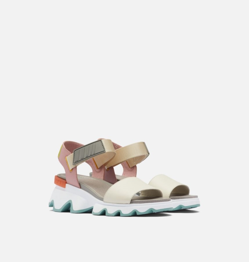 Women's Kinetic Sandal Sorel Australia Chalk-Eraser Pink