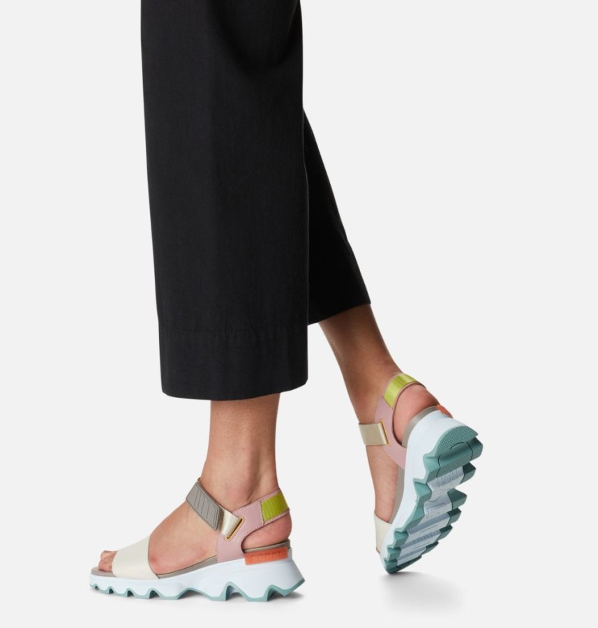 Women's Kinetic Sandal Sorel Australia Chalk-Eraser Pink