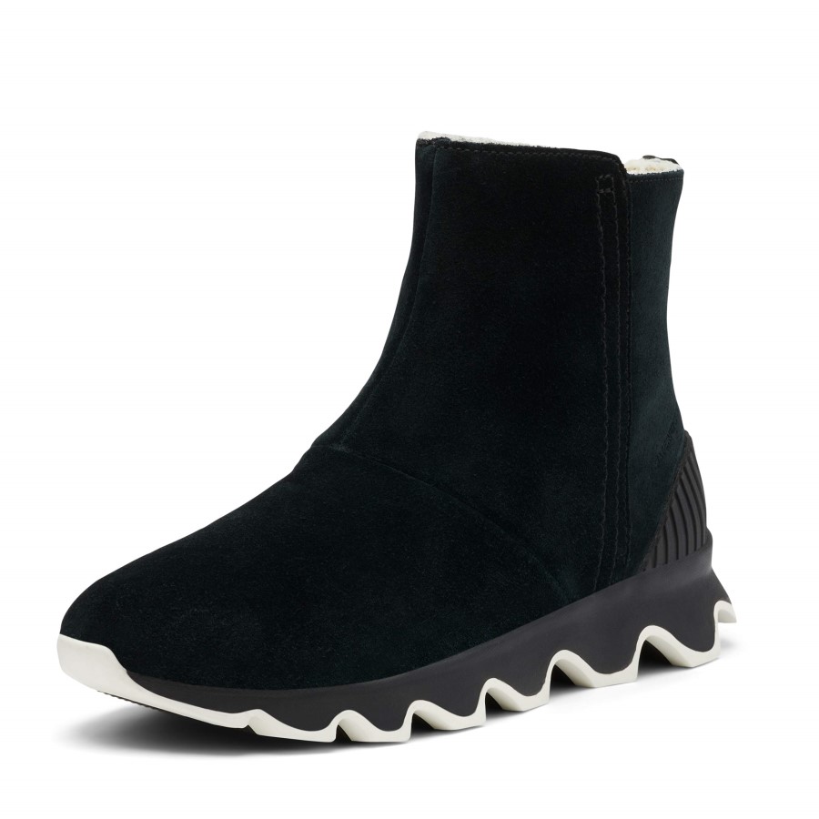 Women's Kinetic Short' Sneaker Black Sea Salt Sorel Australia