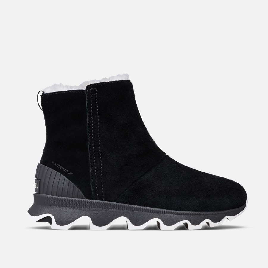 Women's Kinetic Short' Sneaker Black Sea Salt Sorel Australia