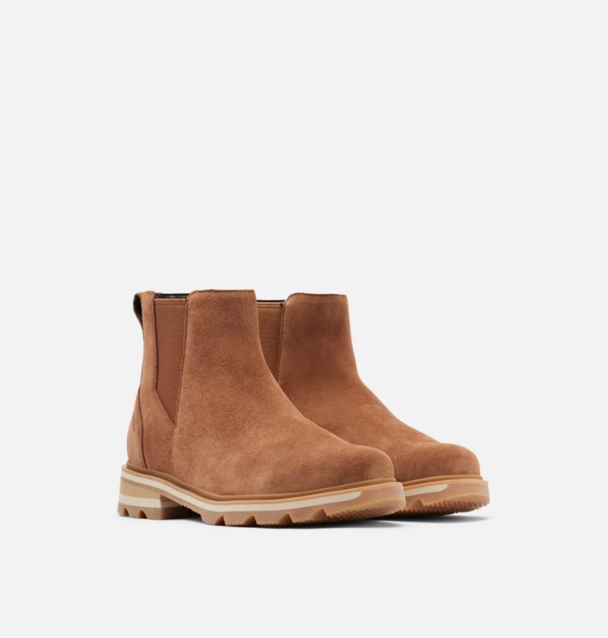 Women's Lennox Chelsea Bootie Velvet Tan-Gum 2 Sorel Australia