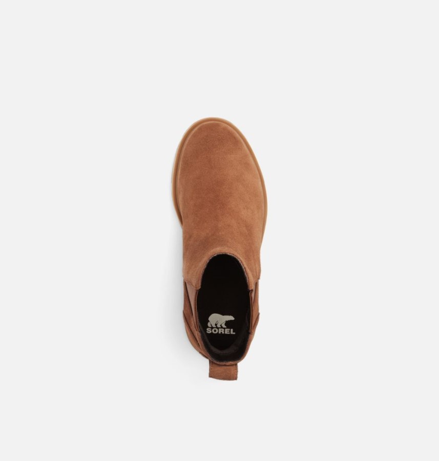 Women's Lennox Chelsea Bootie Velvet Tan-Gum 2 Sorel Australia