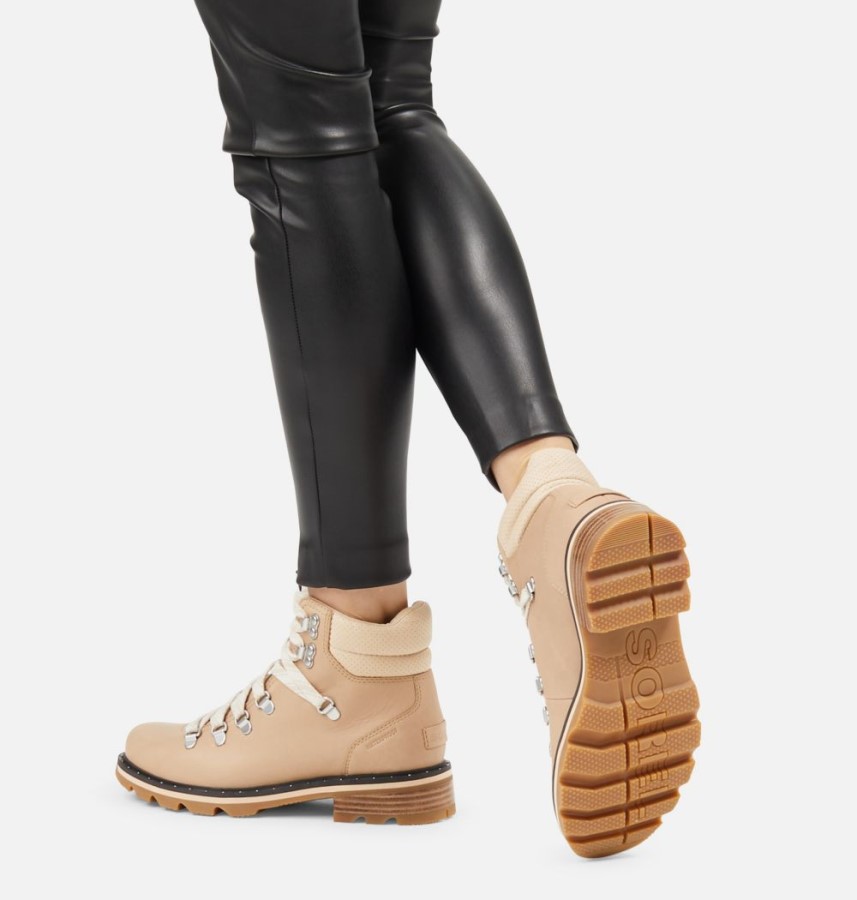 Women's Lennox Hiker Bootie Honest Beige Sorel Australia