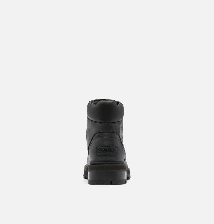 Women's Lennox Hiker Stkd Boot Black-Black Sorel Australia