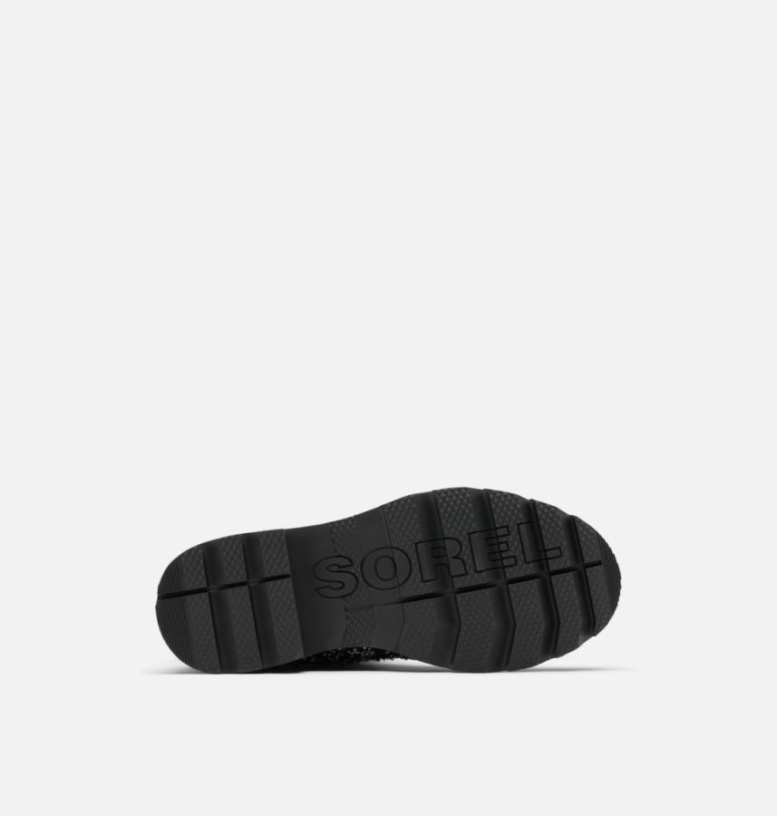Women's Lennox Lace Cozy Bootie Black-Black Sorel Australia