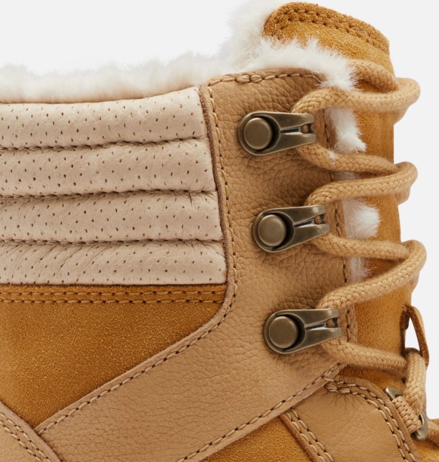 Women's Lennox Lace Cozy Stkd Boot Sorel Australia Geo Yellow-Curry