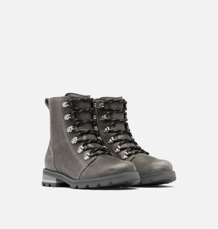 Women's Lennox Lace Waterproof Boot Sorel Australia Quarry-Grill