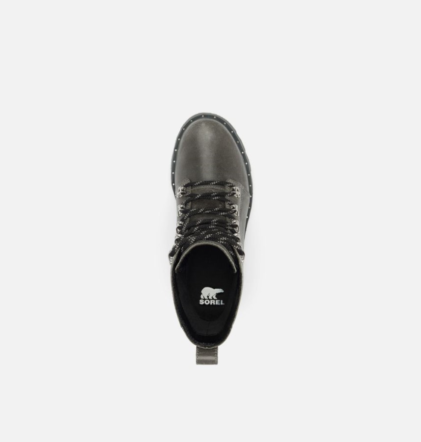 Women's Lennox Lace Waterproof Boot Sorel Australia Quarry-Grill