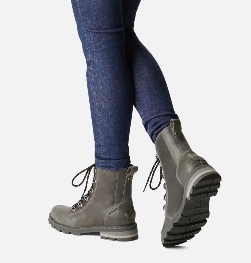Women's Lennox Lace Waterproof Boot Sorel Australia Quarry-Grill