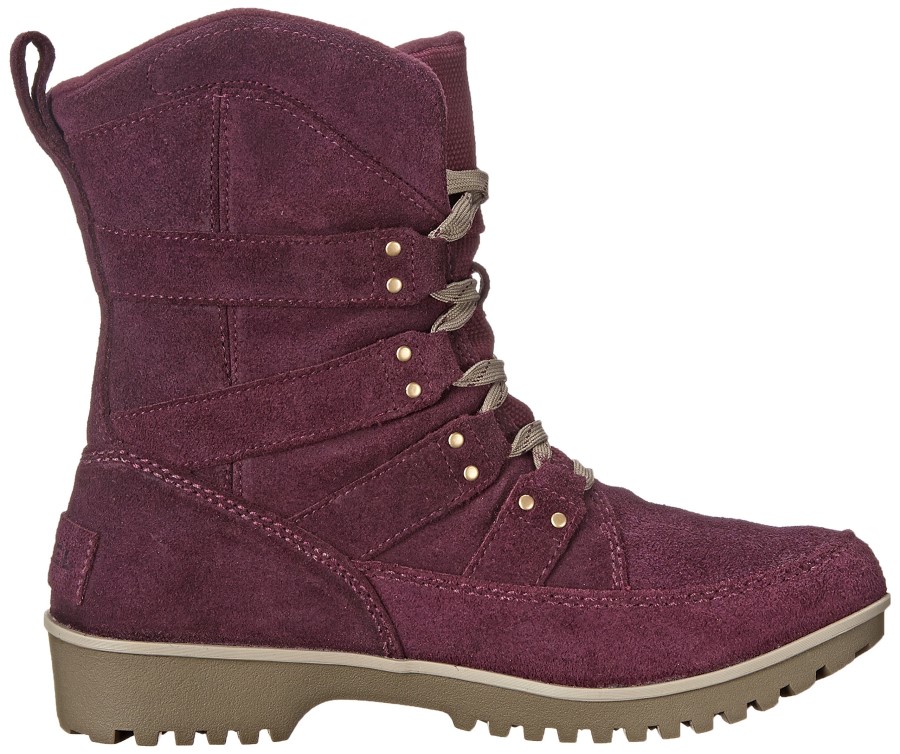 Women's Meadow Lace Boots Sorel Australia Purple Dahlia