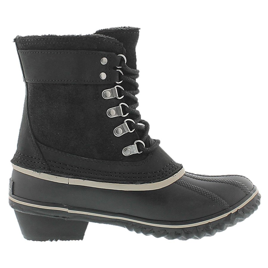 Women's Mid Calf Boot Black Silver Sage Sorel Australia