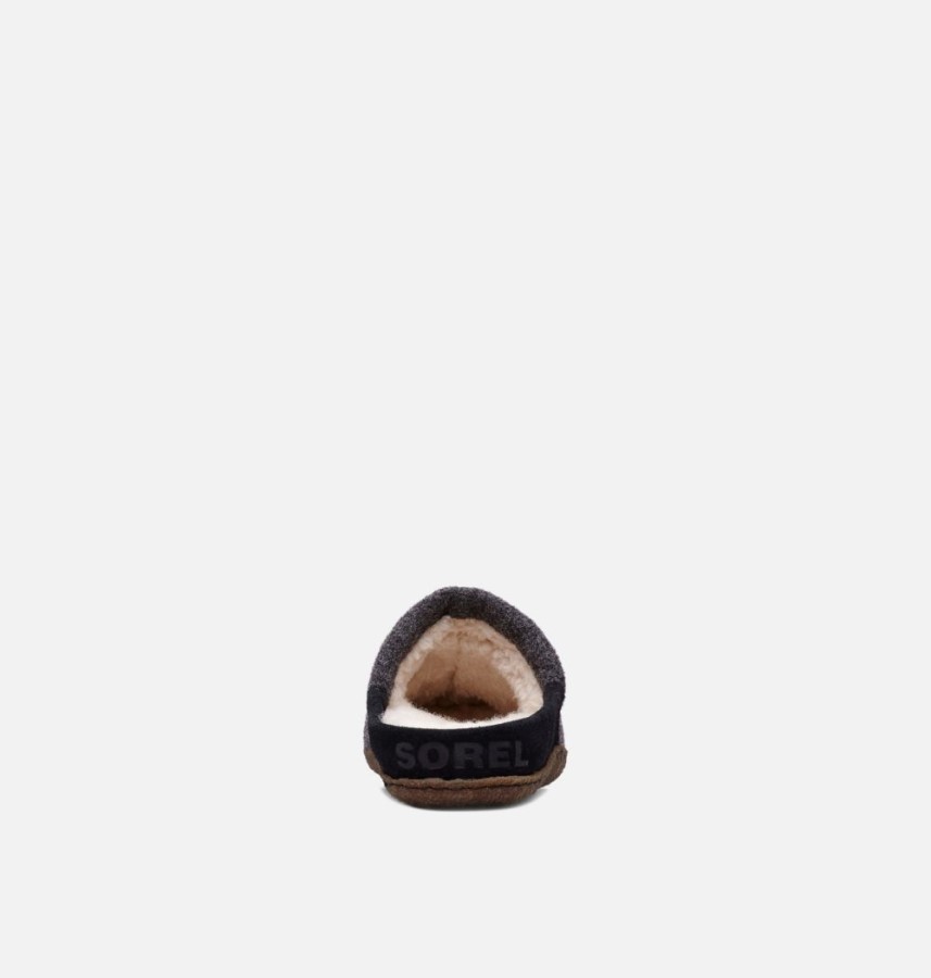 Women's Nakiska Scuff Slipper Black-Natural Sorel Australia