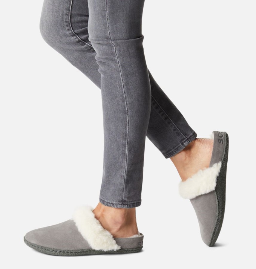 Women's Nakiska Slide Ii Slipper Quarry-Grill Sorel Australia