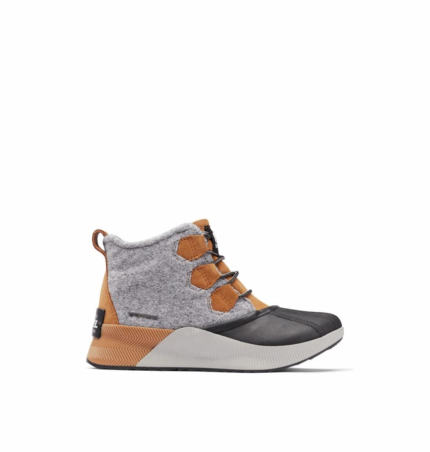 Women's Out 'N About Iii Classic Boot Waterproof Leather Sorel Australia Camel Brown Black
