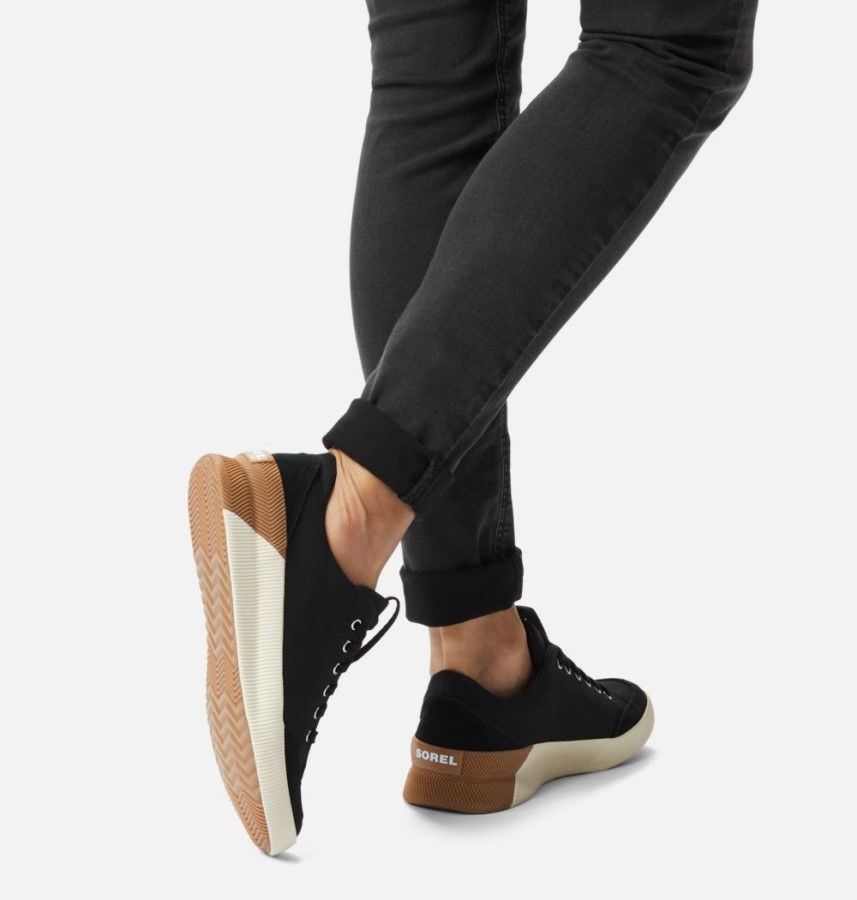 Women's Out 'N About Plus Classic Sneaker Black Sorel Australia
