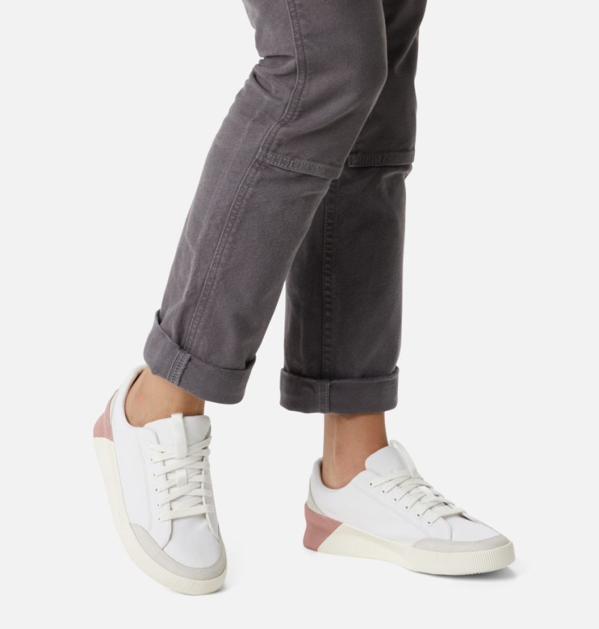 Women's Out 'N About Plus Classic Sneaker Sorel Australia White-Eraser Pink