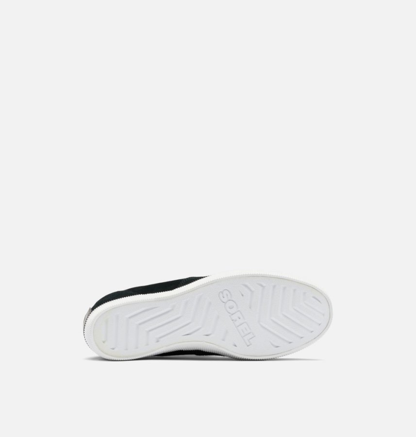 Women's Out N About Slip-On Wedge Bootie Black-White Sorel Australia