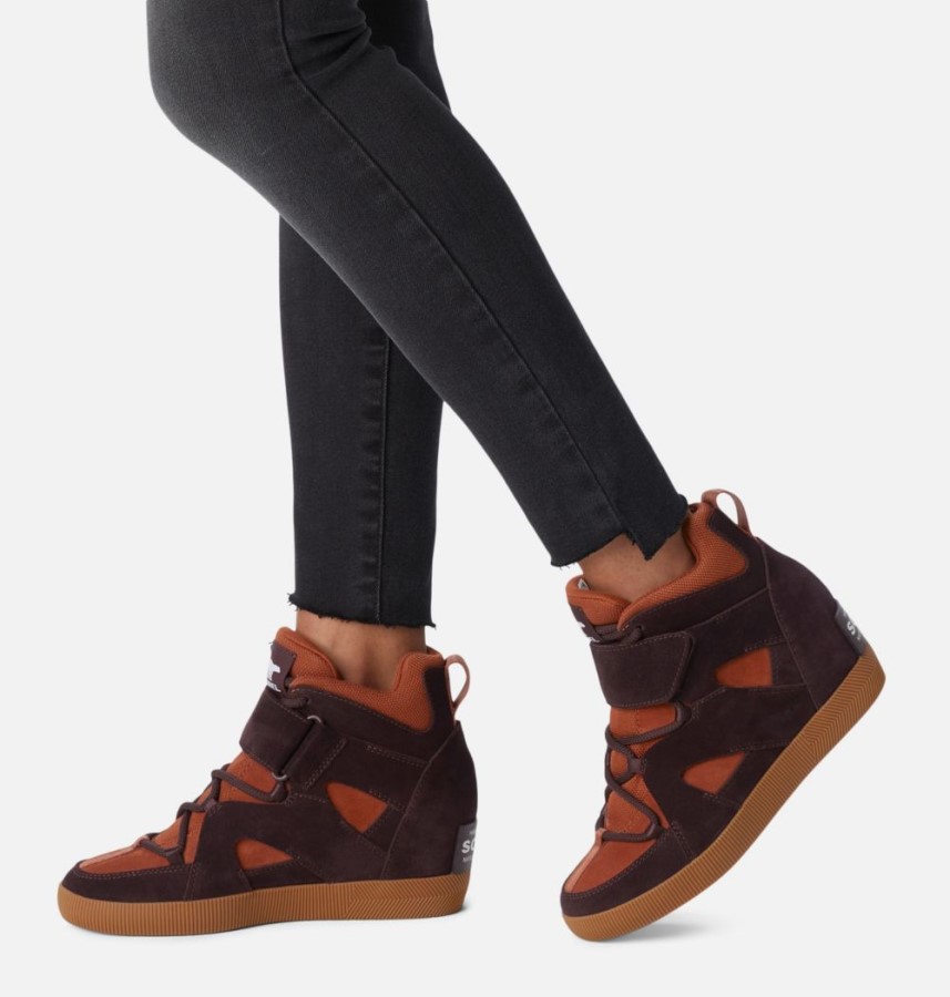 Women's Out N About Sport Wedge Bootie Sorel Australia New Cinder-Wood