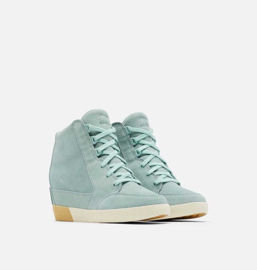Women's Out 'N About Wedge Bootie Crushed Blue-Chalk Sorel Australia