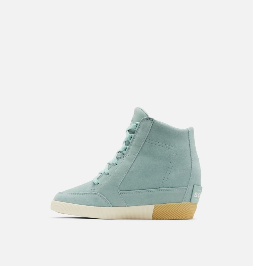 Women's Out 'N About Wedge Bootie Crushed Blue-Chalk Sorel Australia