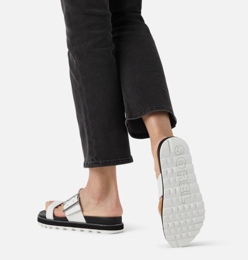 Women's Roaming Buckle Slide Sandal Sea Salt Sorel Australia