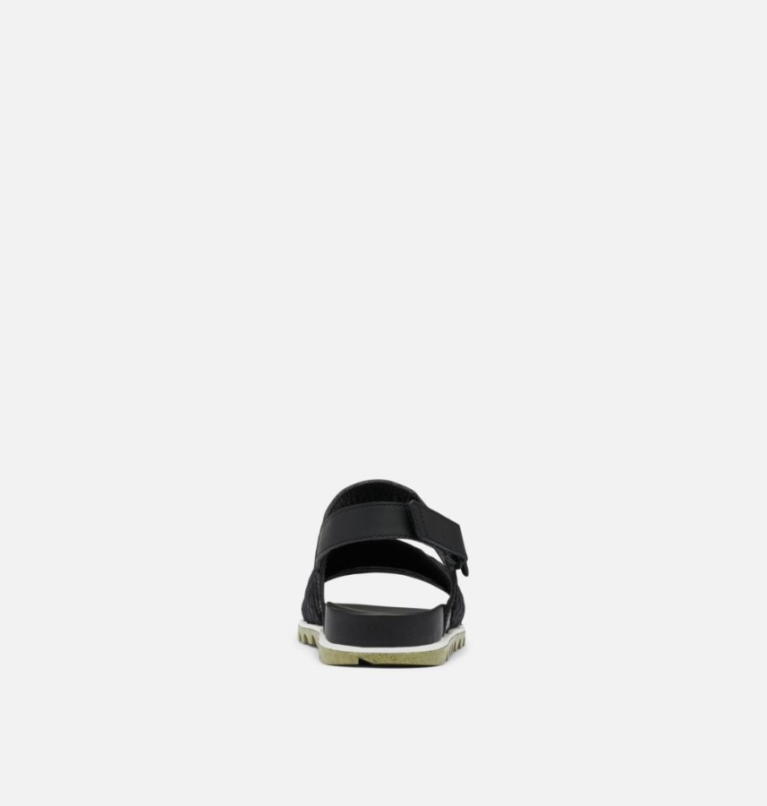 Women's Roaming Decon Slingback Sandal Black-Olive Shade Sorel Australia