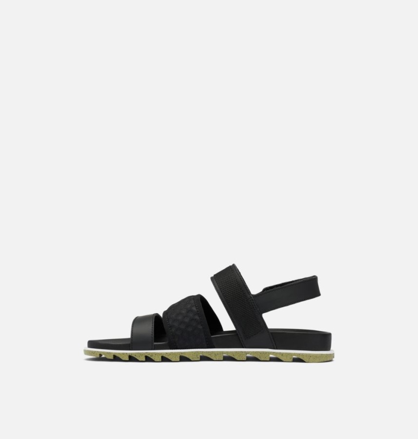 Women's Roaming Decon Slingback Sandal Black-Olive Shade Sorel Australia