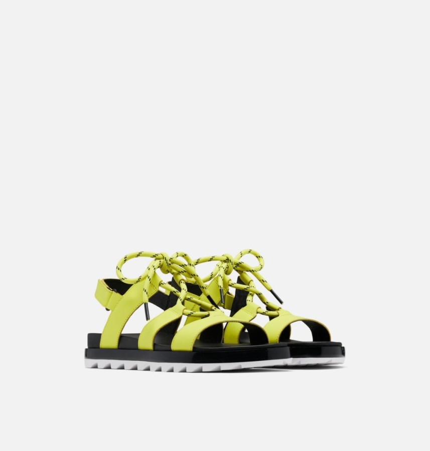 Women's Roaming Lace Sandal Sorel Australia Bolt-Black
