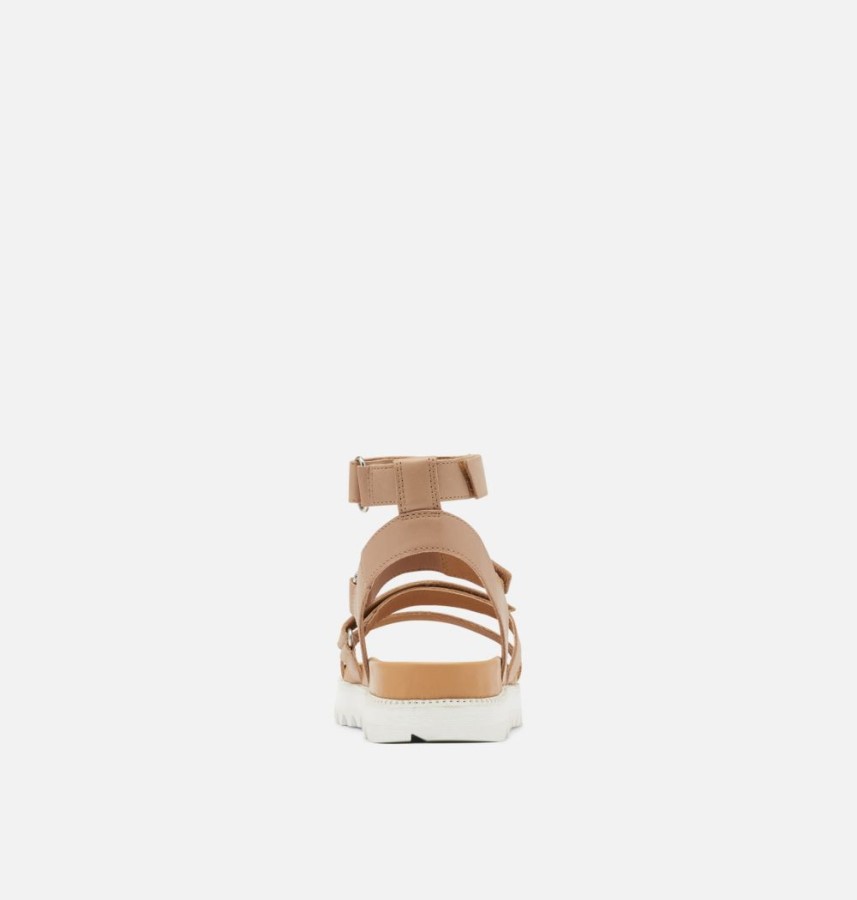 Women's Roaming Multi Strap Sandal Honest Beige Sorel Australia
