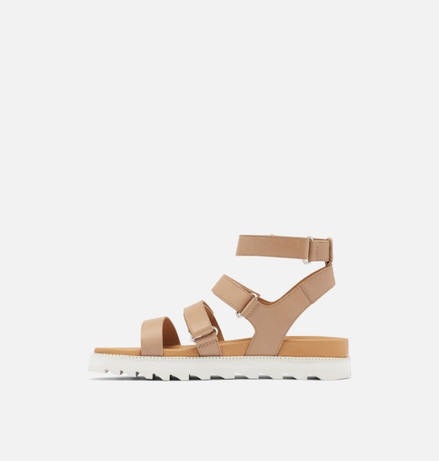 Women's Roaming Multi Strap Sandal Honest Beige Sorel Australia