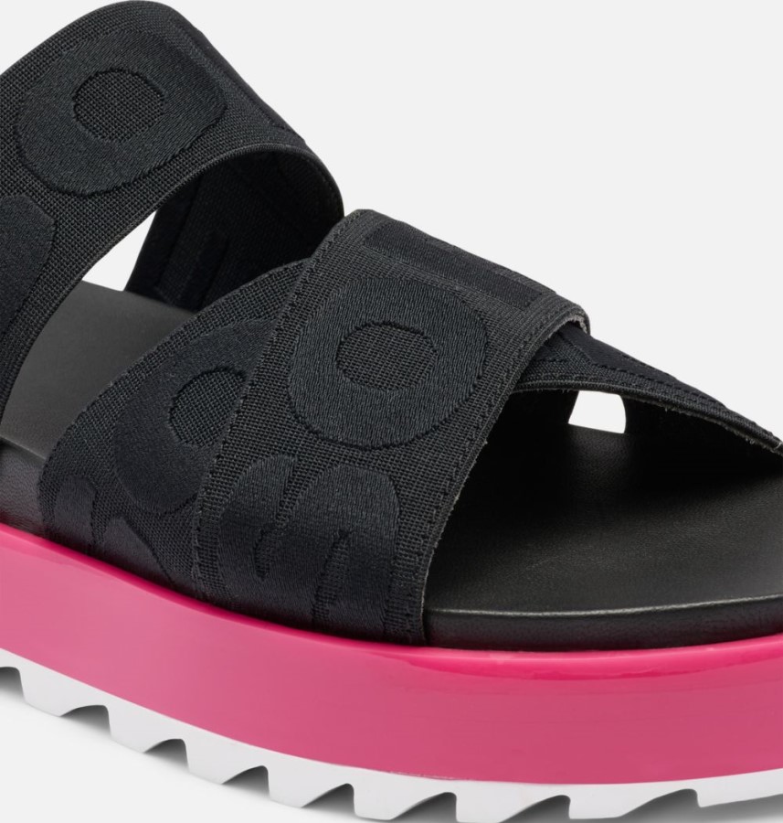 Women's Roaming Sport Slide Sandal Sorel Australia Black-Punch Pink