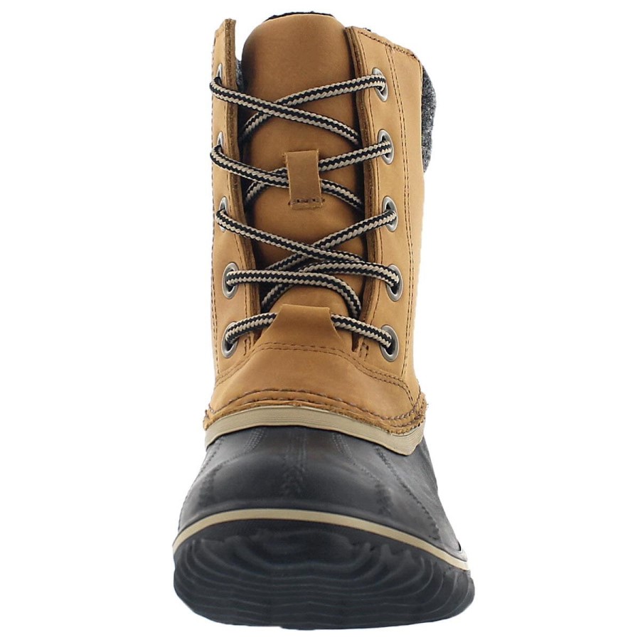Women's Slimpack Lace Ii Snow Boot Sorel Australia Elk Black
