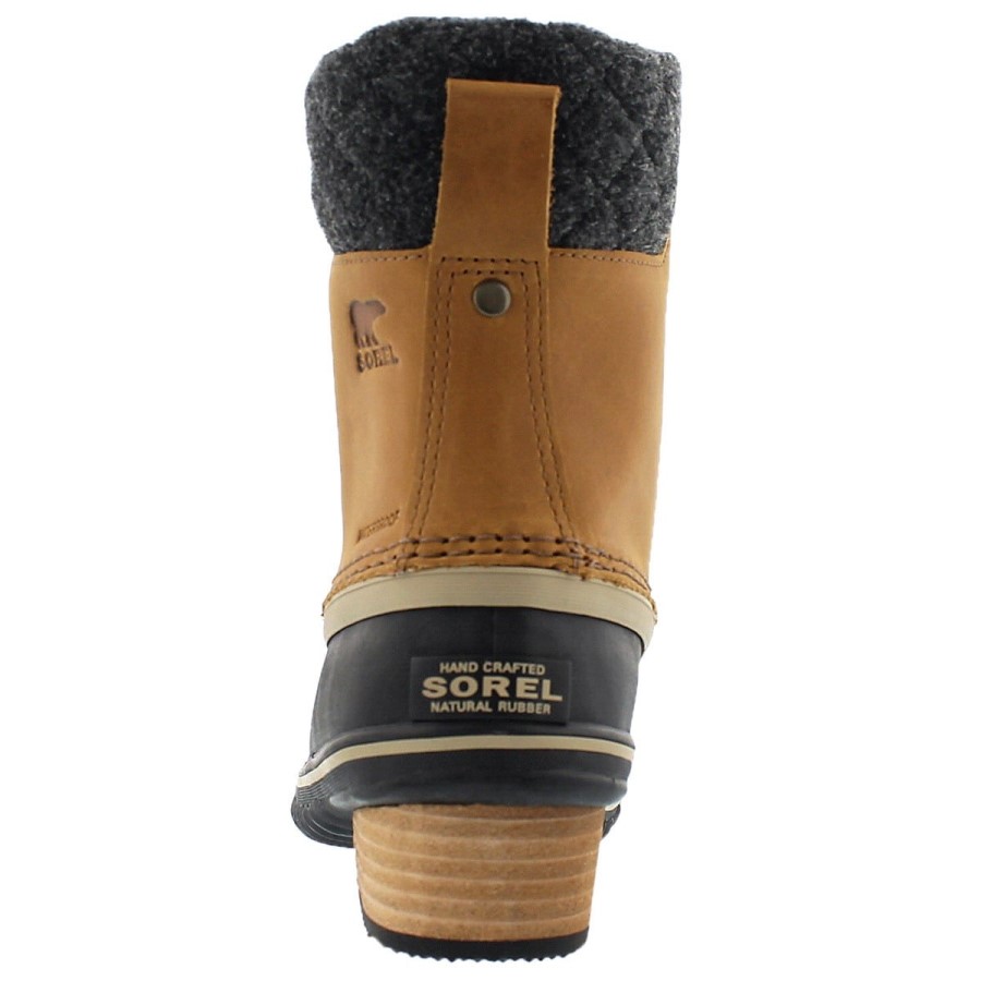 Women's Slimpack Lace Ii Snow Boot Sorel Australia Elk Black