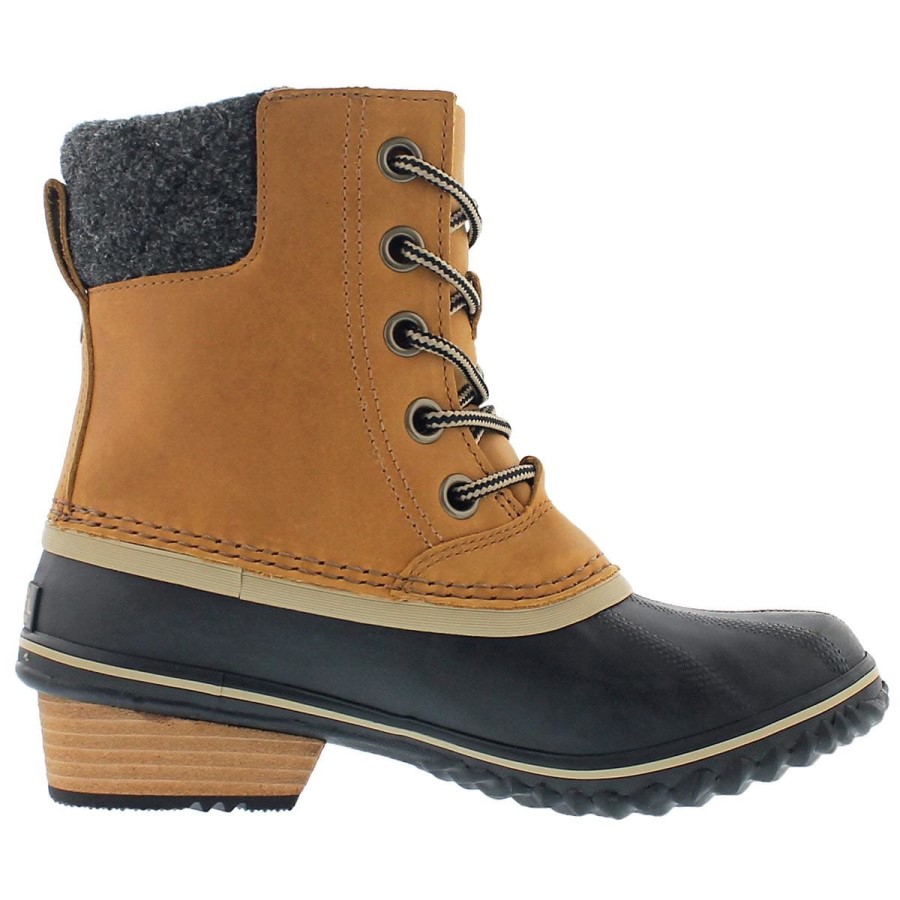 Women's Slimpack Lace Ii Snow Boot Sorel Australia Elk Black