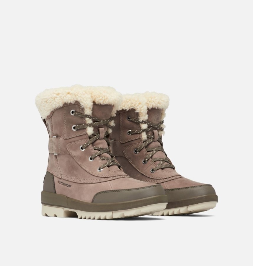 Women's Tivoli Iv Parc Boot Omega Taupe-Major Sorel Australia