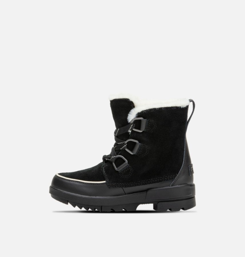 Women's Torino Ii Parc Shearling Waterproof Winter Bootie Black Sorel Australia