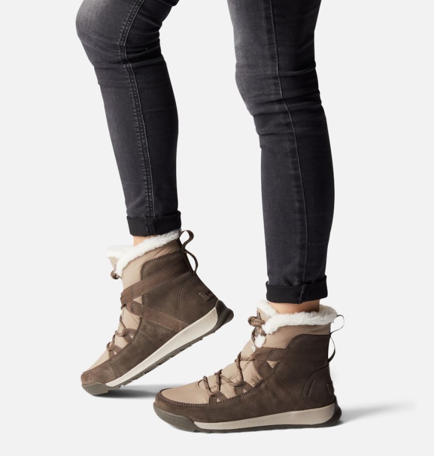 Women's Whitney Ii Flurry Shearling Boot Major-Omega Taupe Sorel Australia