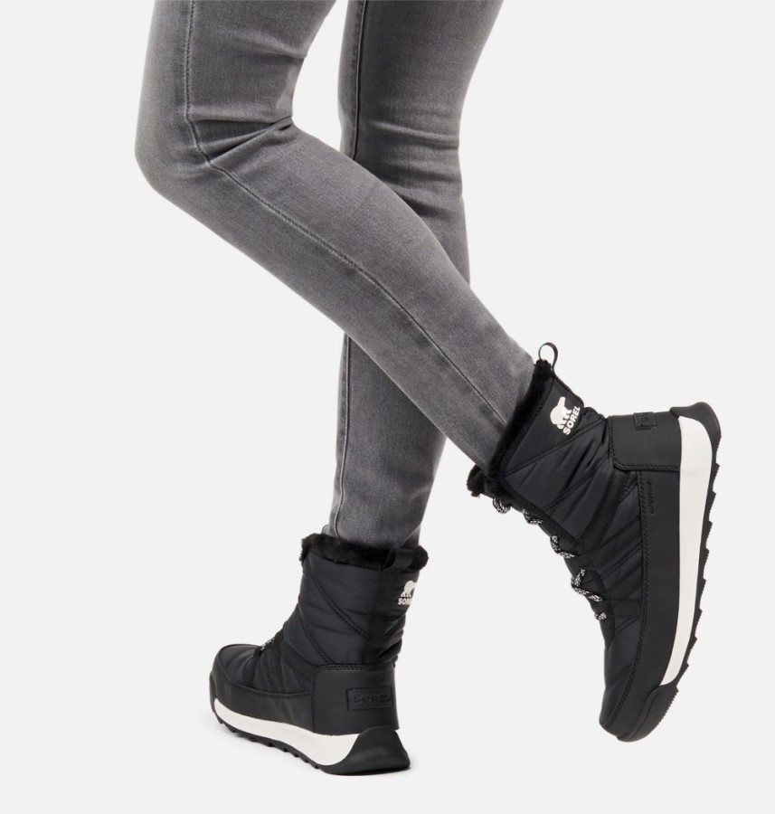 Women's Whitney Ii Short Lace Boot Sorel Australia Black